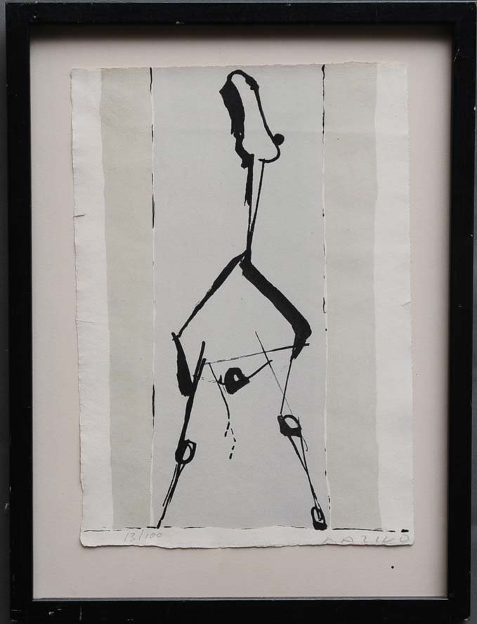 Marino Marini: Cavallo (Horse) 12 1/2" x 8 1/2" lithograph pencil signed lower right numbered 13 of 100 est 400/600 Shipping available within the Continental USA (excludes insurance) $40. International shippers are 
