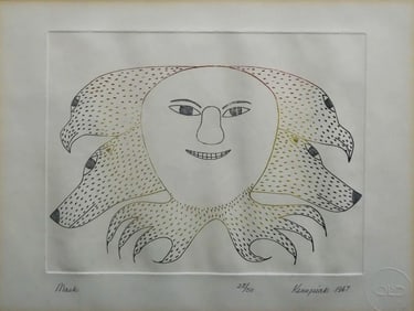 Kenojuak Ashevak (Cape Dorset, 1927-2013), Mark, 1967