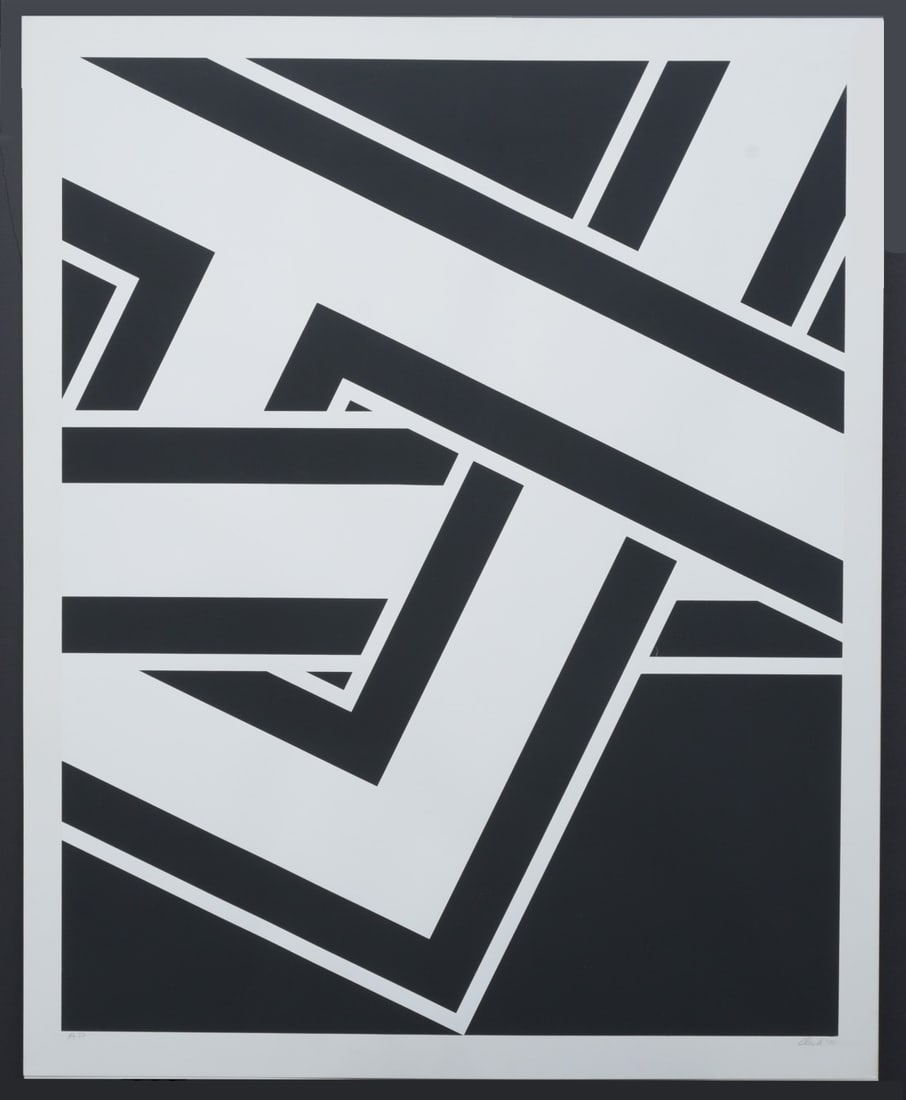 Pierre Clerk (born 1928), Lithograph, Tension I: Pierre Clerk (born 1928), Lithograph, Tension I 41"x33" sheet size pencil signed lower right marked as artist's proof lower left titled verso IN HOUSE SHIPPING W/I continental USA $125 DURING