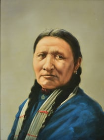 Harl Nobles (American, 20th century), Portrait of a Tribal Elder