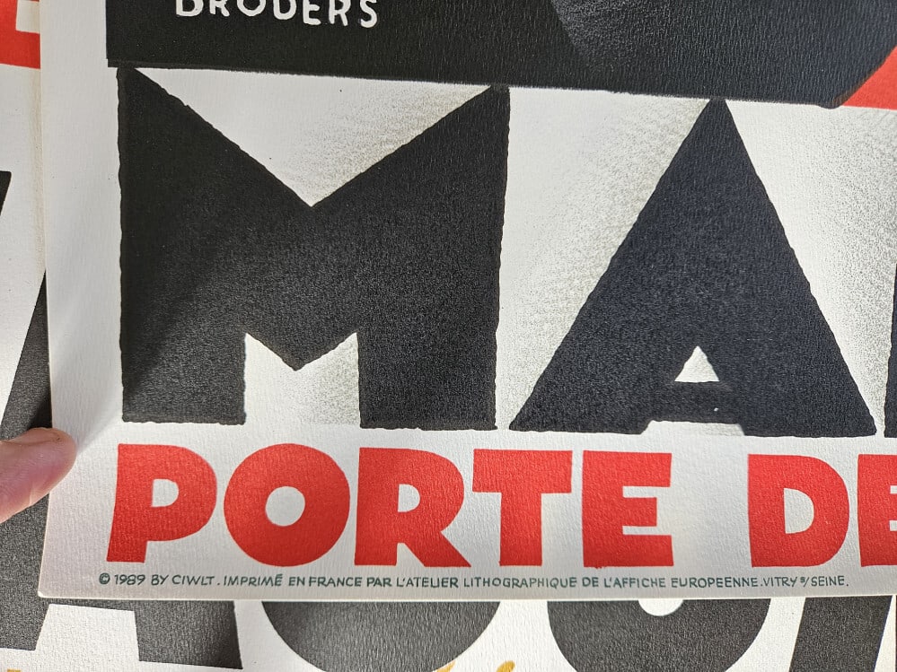 ROGER BORDERS (French, 1883-1953), Marseille Poster, CIWLT 1989 - 2