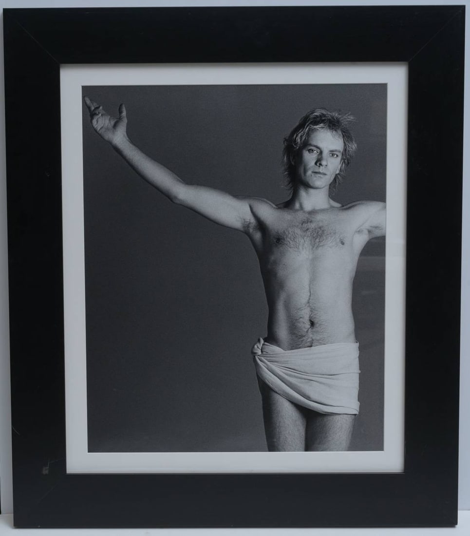 LARGE Francesco Scavullo original photograph - STING (The Police) (1 of 5)