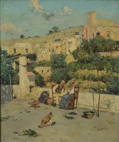 Ernesto Giacobbi (1891 - 1964),  A Sunny Afternoon