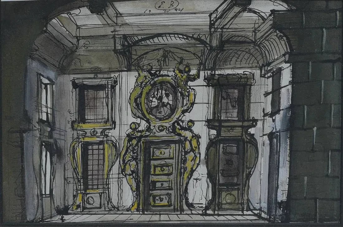 Eugene Berman (1899-1972) Stage Design, New York Metropolitan Opera (1 of 3)