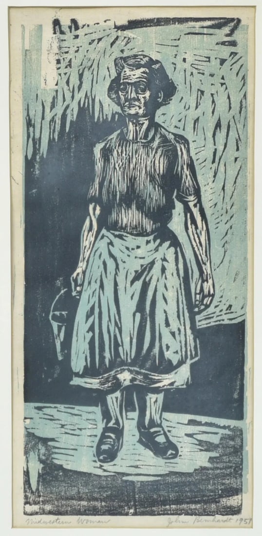 John Berhhardt, Midwestern Woman, 1951 (1 of 4)