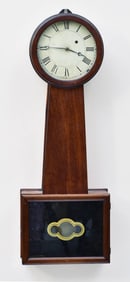 Williams & Hatch Mahogany Banjo Clock