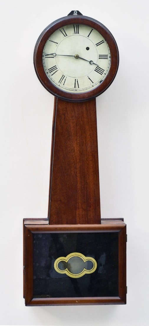 Williams & Hatch Mahogany Banjo Clock (1 of 13)
