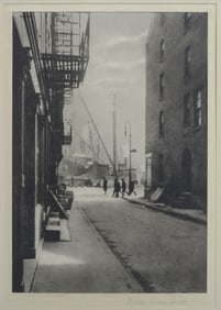 William Gordon Shields(1883-1947), Along the Waterfront, New York