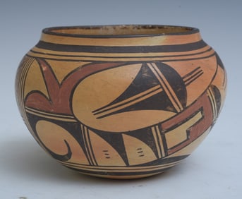 Acoma Polychromed Pot, 7 1/2" diameter