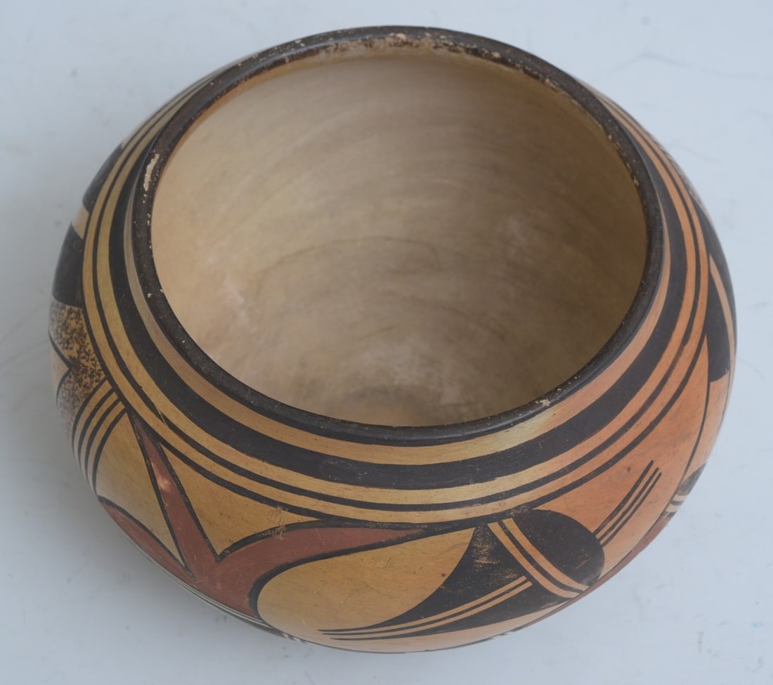 Acoma Polychromed Pot, 7 1/2" diameter - 3