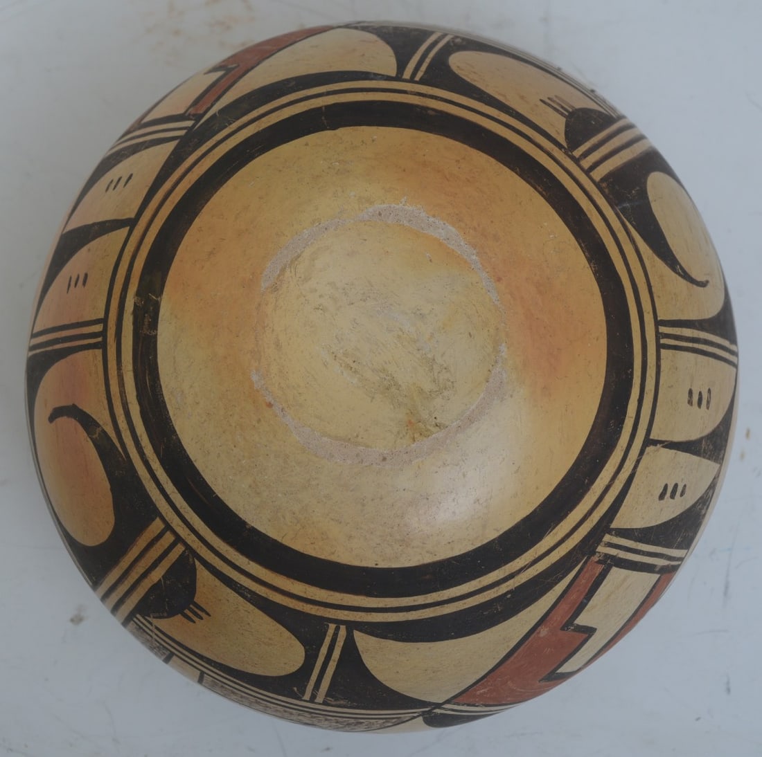 Acoma Polychromed Pot, 7 1/2" diameter - 4