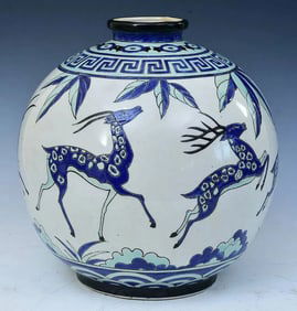 Keralouve Art Deco Gazelle Vase