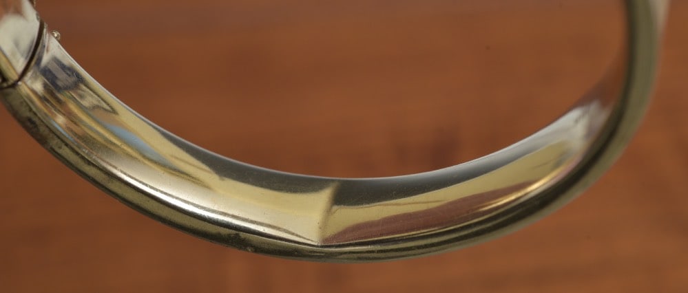 14k Gold Bangle Bracelet - 2