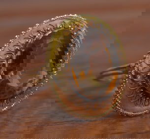 18k Gold Tourmaline Ring