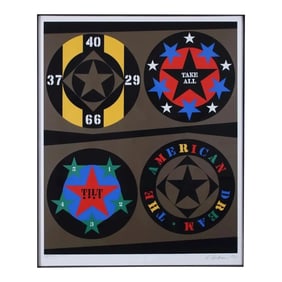 Robert Indiana, "Decade: The American Dream"