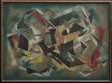 attributed to K.H. Haupt, Modernist Mixed Media / Collage