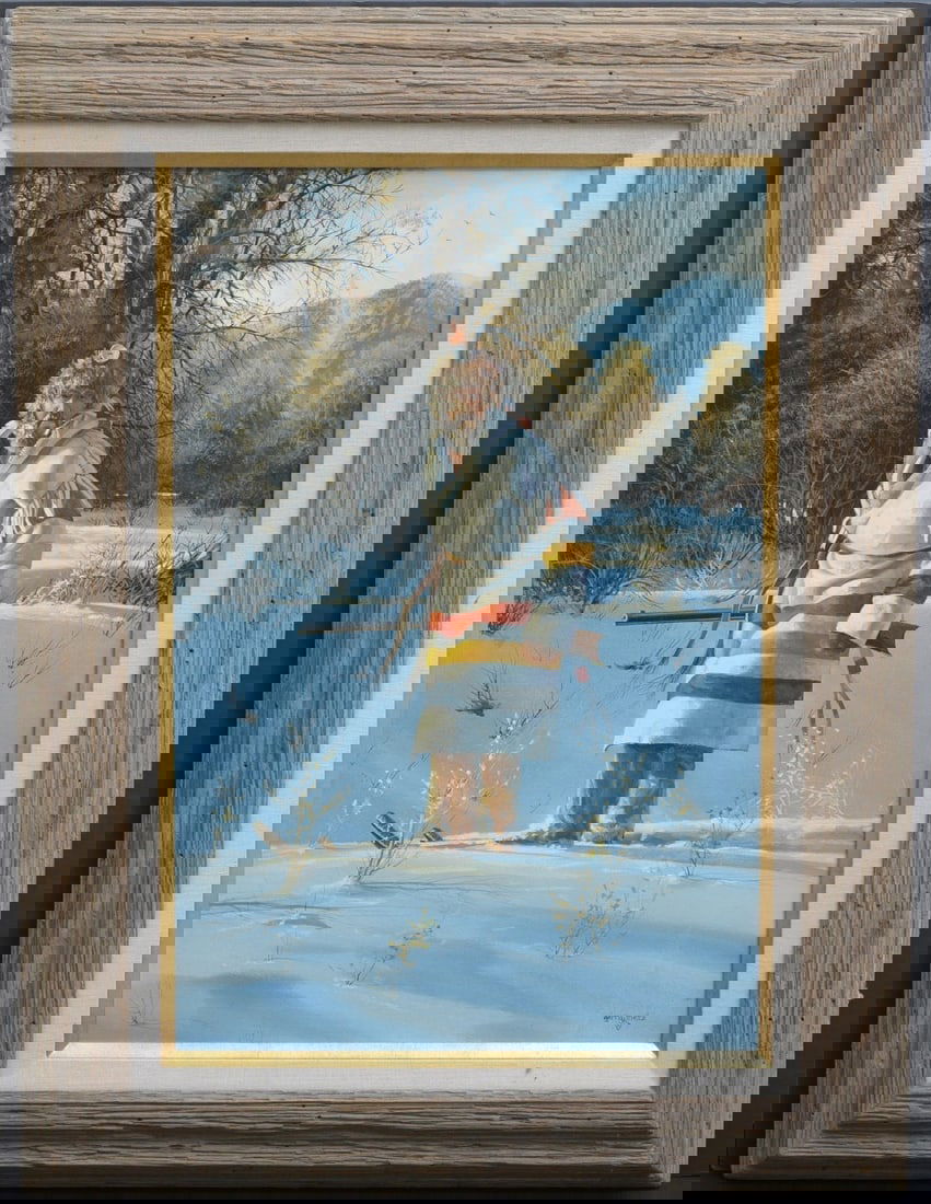 GERRY METZ (1943-2018) "Cautious Passing" (1 of 7)