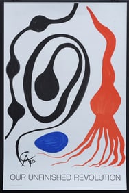 Alexander Calder Lithograph, Our Unfinished Revolution