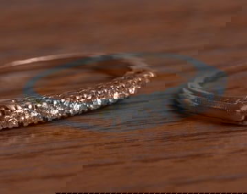 14k White Gold Diamond Ring