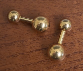 Tiffany & Co 14k Gold Cuff Links