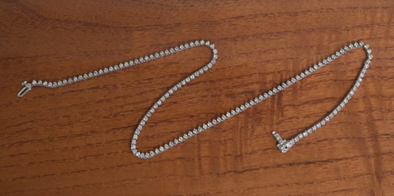 14k Gold Diamond Necklace