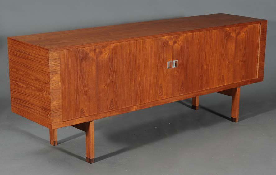 Hans Wegner: Tambor Door Credenza 79" long, 31" high, 19" deep mid-20th century estimate 4000/6000 Buyer is responsible for arranging 3rd party shipping.