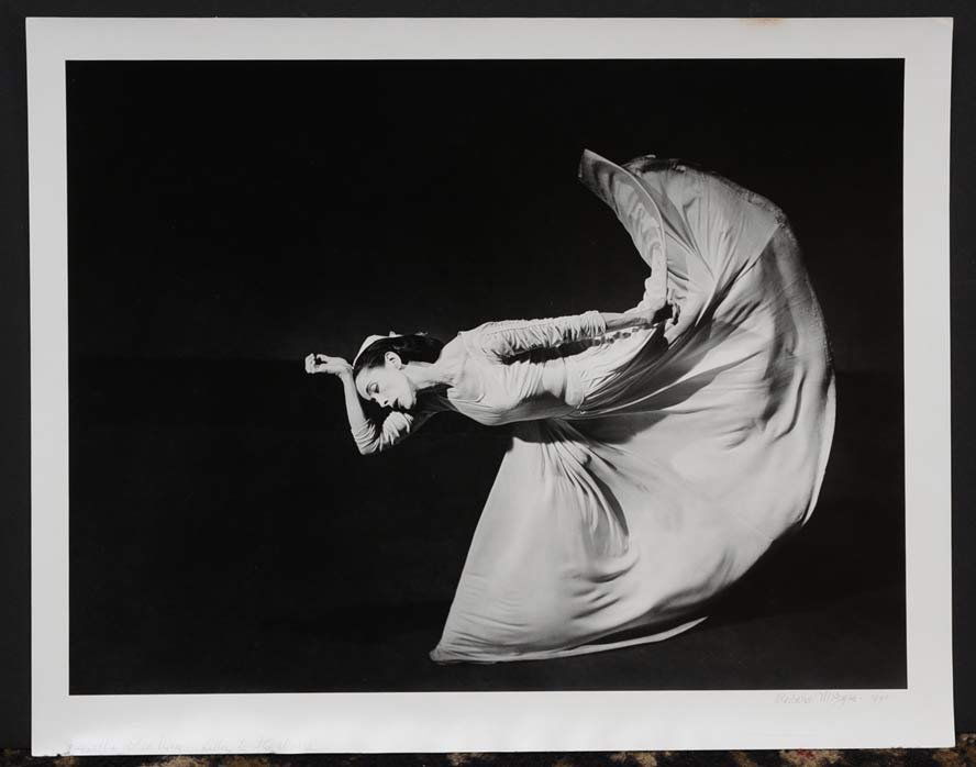 Barbara Morgan: Martha Graham- Letter to the World 16"x20" sheet size photograph signed lower right, also signed and titled verso unframed estimate 750/1000 Shipping available within the Continental USA (excludes ins