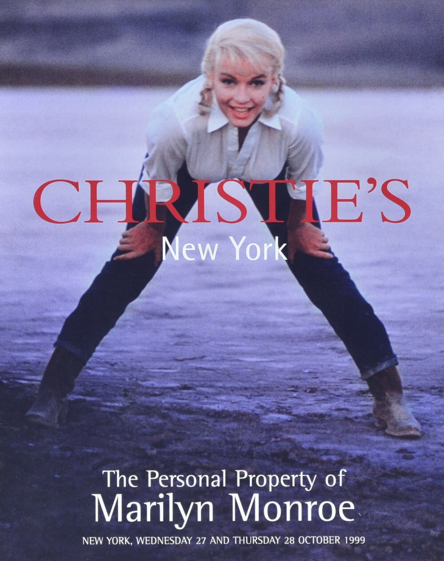 Christie's exhibition poster for the Marilyn Monroe sale, 1999: Christie's exhibition poster for the Marilyn Monroe sale, 1999 These were printed for display in the galleries only and not available to the general public. Very few examples have come to market since
