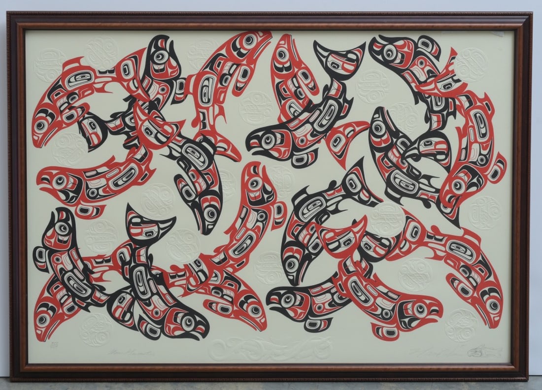 Marvin Oliver (1946-2019) Embossed Serigraph, New Generation (1 of 5)