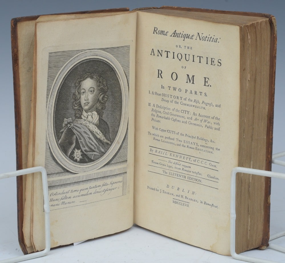Basil Kennett's Antiquities of Rome, 1767 (1 of 2)