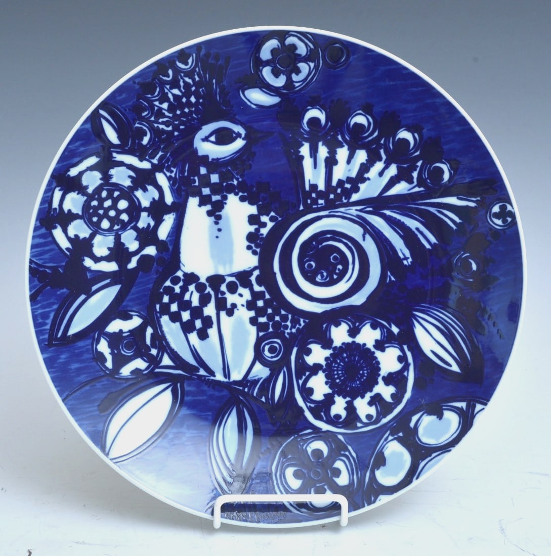 Bjorn Wiinblad Rosenthal Studioline Blue Charger (1 of 3)
