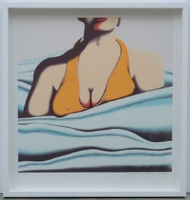 Jack Brusca (American, 1939-1993), The Beach, 1979, screenprint