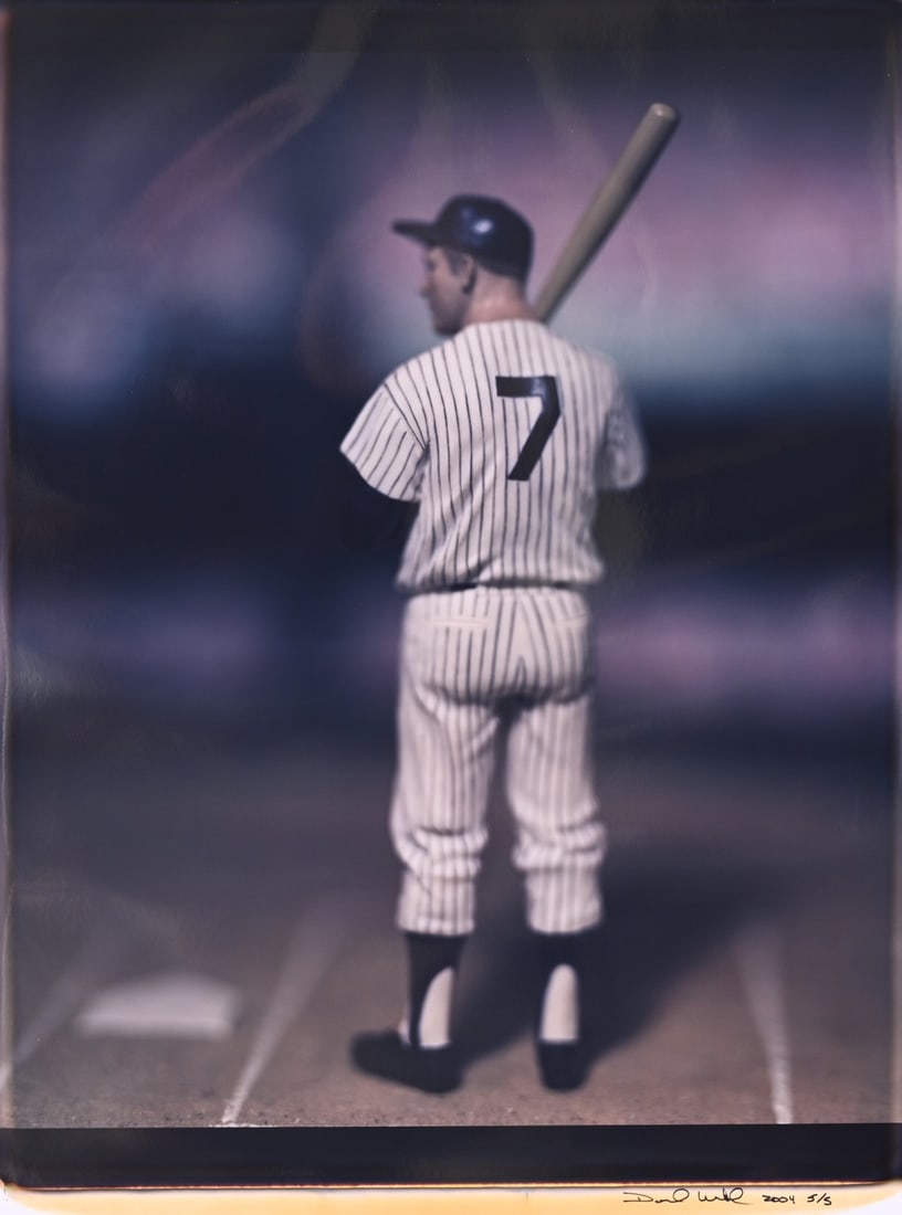 DAVID LEVINTHAL, Mickey Mantle On Deck: DAVID LEVINTHAL, Mickey Mantle On Deck, photograph 29 1/2" x 22" sheet signed lower right and numbered from an edition of 5 unframed Levinthal (born March 8, 1949) is an American photographer who live