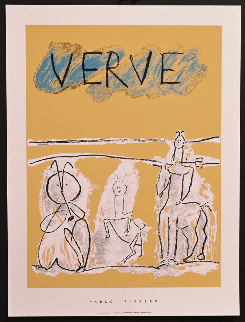 PABLO PICASSO, Cover for Verve Poster, 1996 (1 of 1)