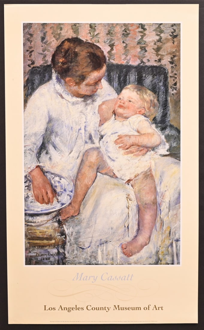 MARY CASSATT Exhibition Poster, LACMA, 1994 (1 of 4)