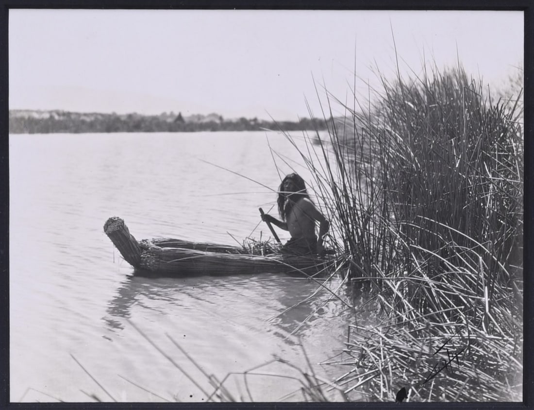 EDWARD CURTIS Photograph, "The Hunter, Upper Lake Pomo" (1 of 5)