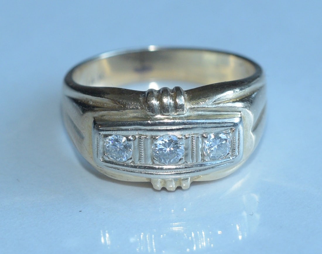14k Gold Diamond Ring (1 of 2)