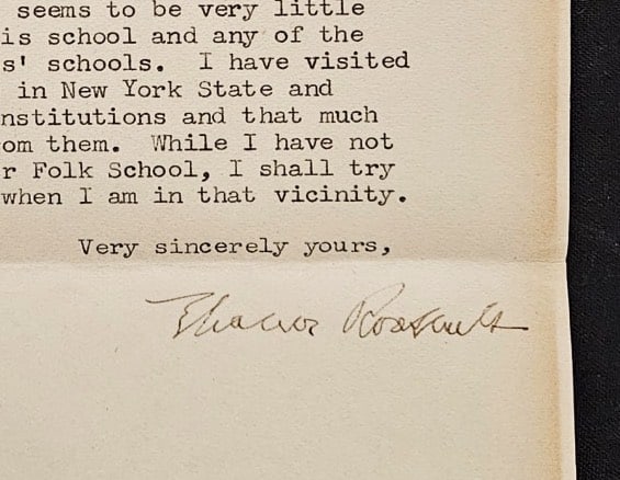 ELEANOR ROOSEVELT Signed Letter (TLS), dated October 24, 1940 (1 of 4)