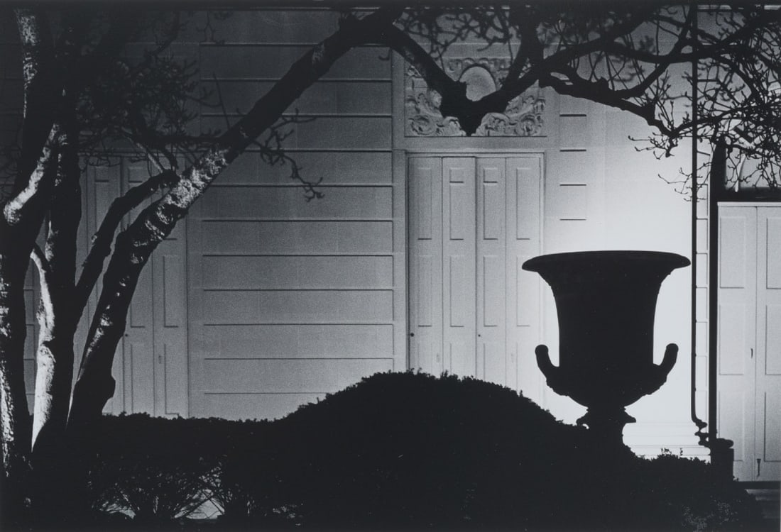 MICHAEL KENNA (born 1953) Photograph, Royal Balcony, Peterhof Russia: MICHAEL KENNA (born 1953) Photograph, Royal Balcony, Peterhof Russia 6 1/4" x 9 1/8" pencil signed lower right, dated 1995, numbered 3/45 matted to 20"x16", unframed IN HOUSE SHIPPING within the Conti