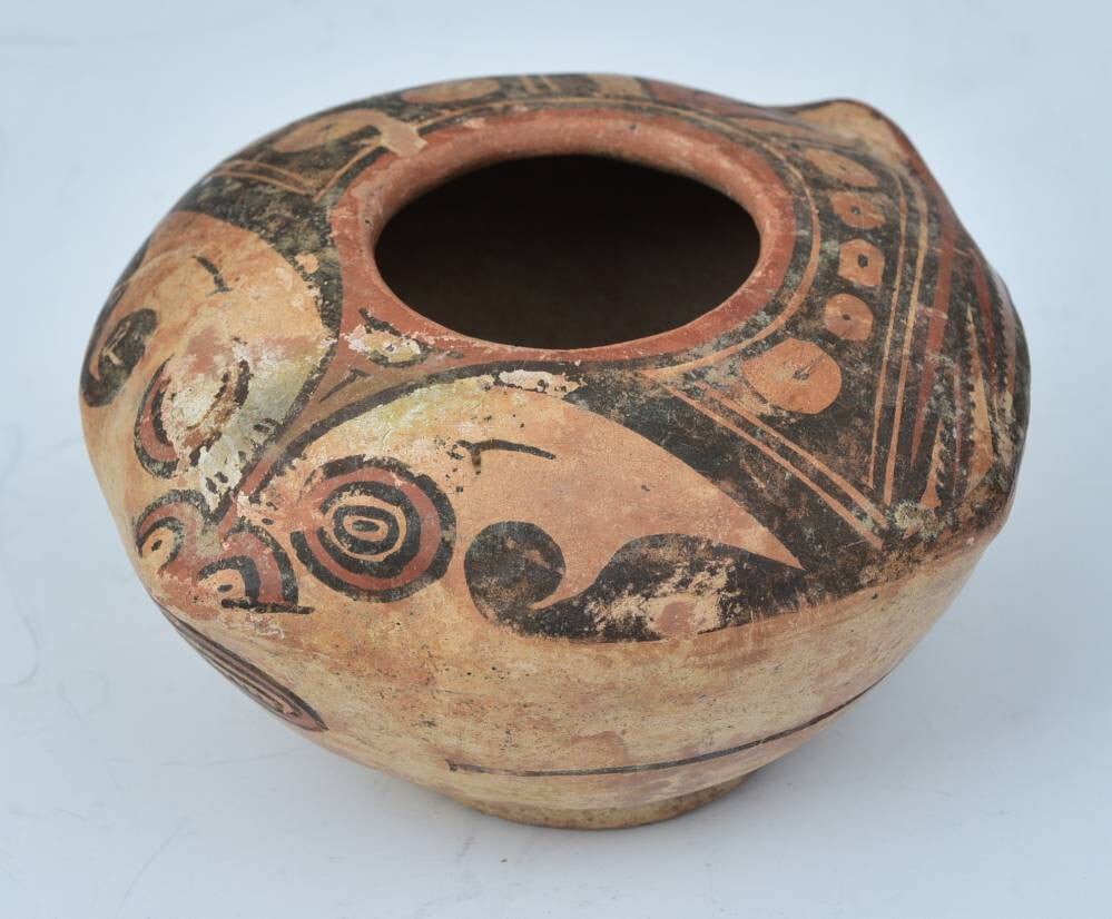 PRE-COLUMBIAN POT, Anthropomorphic Turtle (1 of 5)