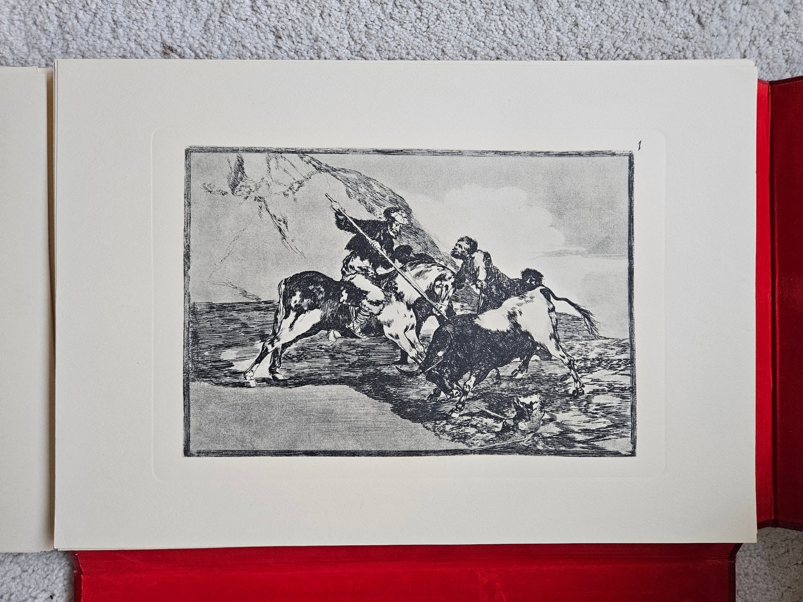 FRANCISCO GOYA "Tauromaquia" Portfolio of 40 Engravings (1 of 8)