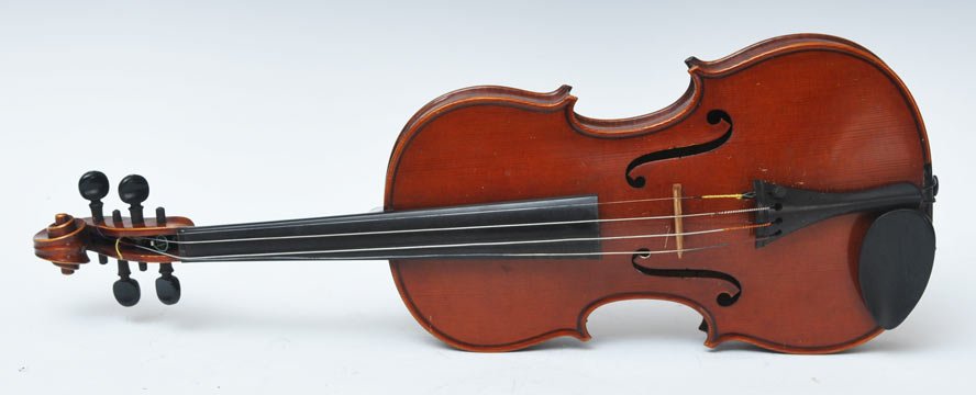 German Violin: signed Louis Lowendall with case 23 1/4" long makers label inside is loose estimate 500/750 SHIPPING INFORMATION Shipping available within the Continental USA (excludes insurance) $40. International b