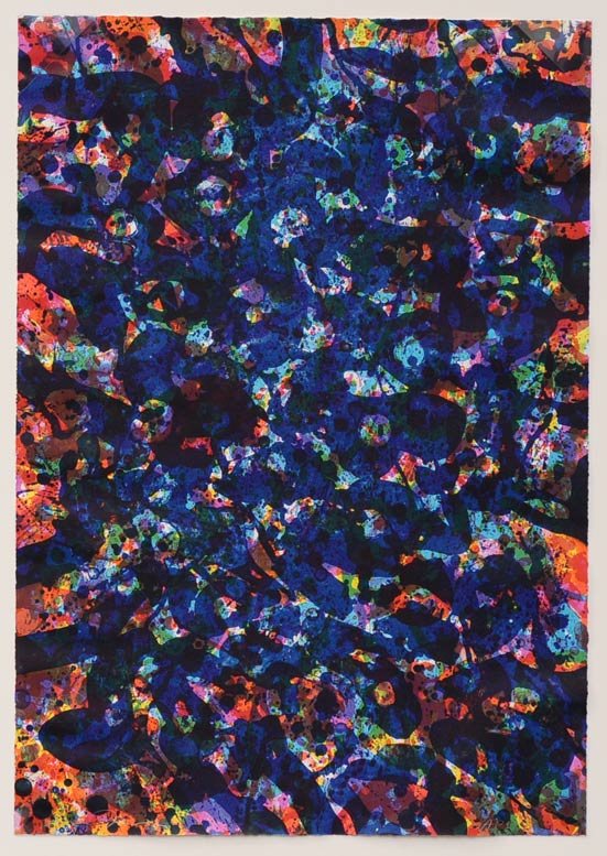 Sam Francis: untitled 31 1/4" x 22" lithograph pencil signed lower left and marked as artist's proof estimate 2000/3000
