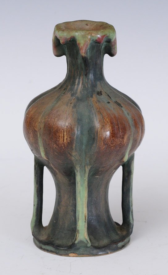 Austrian Amphora Pottery Vase: 7 1/2" vase, circa 1900 , estimate 250/350