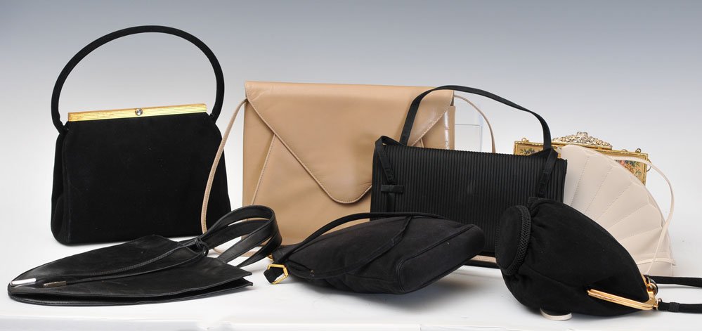 Eight Purses: including Tumi, Rosenfeld, Koret (2), Bonwit Teller, Barbara Bolan and Jolles, estimate 250/350