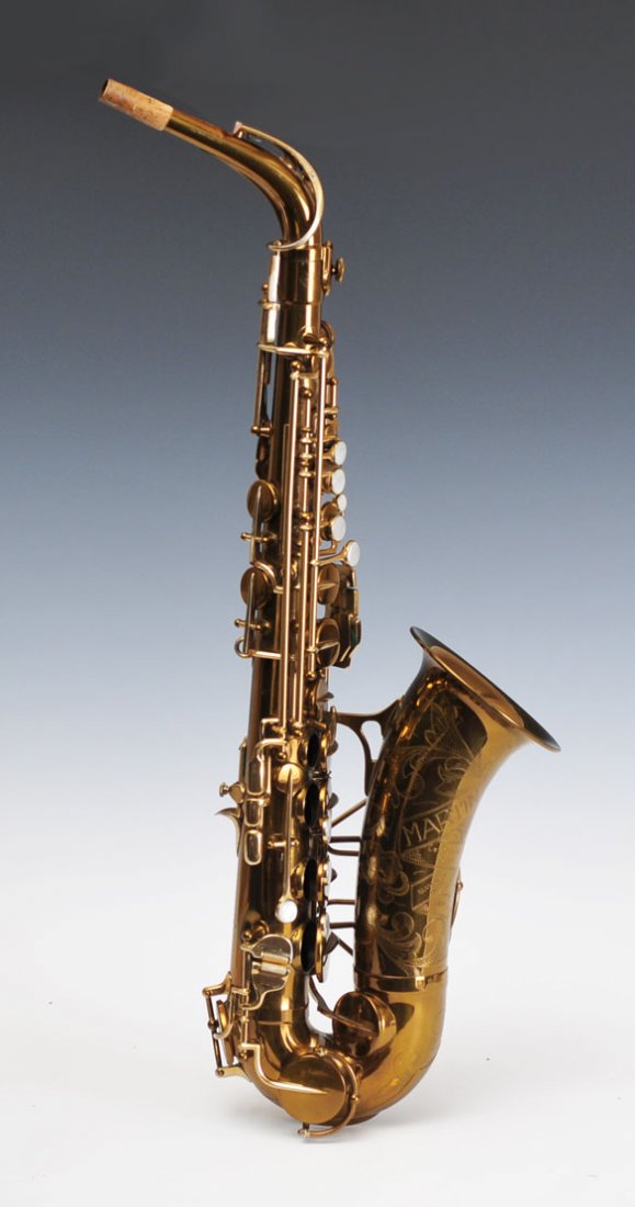 Martin Saxophone: Centennial Model with case mid-20th century