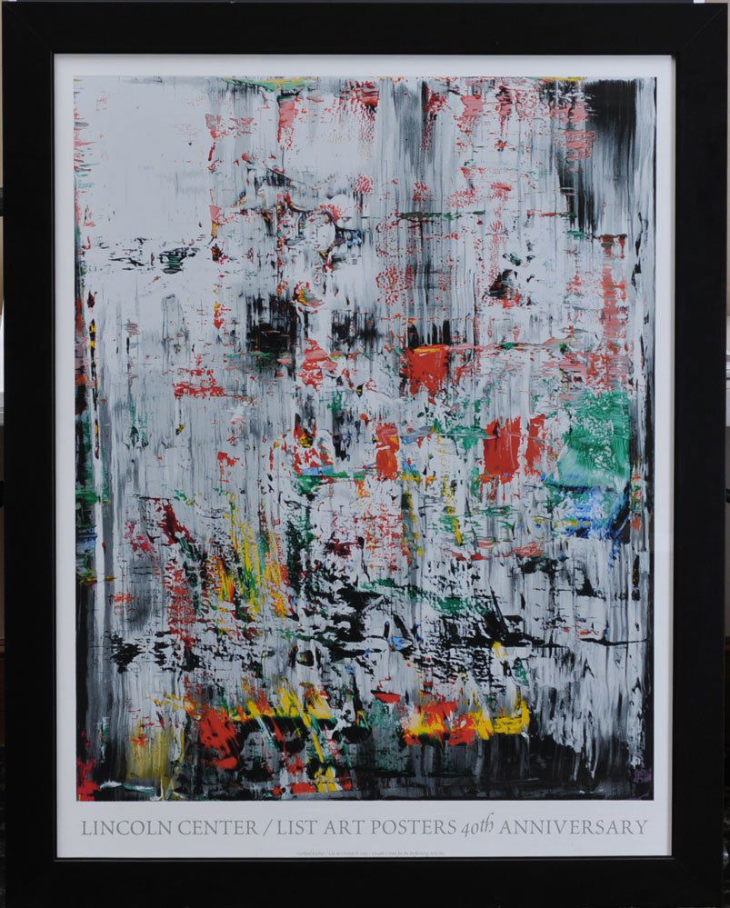 Gerhard Richter Poster: Lincoln Center published by List Art Posters, 2003 from an edition of 500 44" x 34" sight Gerhard Richter Poster