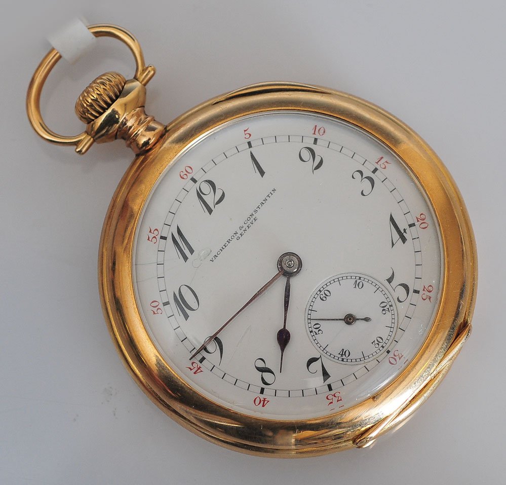 14k Gold Vacheron & Constantin Pocket Watch: 1 7/8" diameter 39.2 dwt gross SHIPPING: Shipping available within the Continental USA (excludes insurance) $25. International buyers are responsible for arranging 3rd party shipping. Also see 3rd par