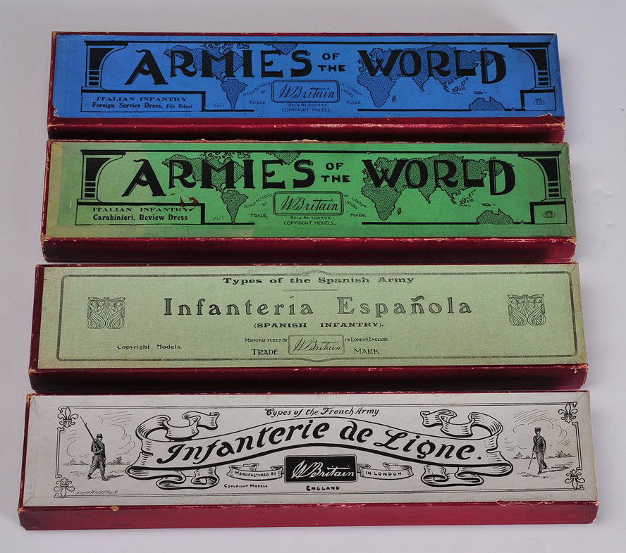 Four Boxes of Britain's Lead Soldiers (1 of 2)