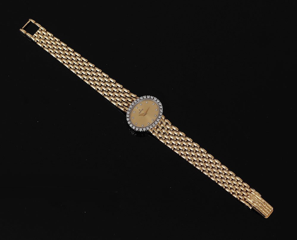 14k Gold and Diamond Concord Wrist Watch (1 of 2)